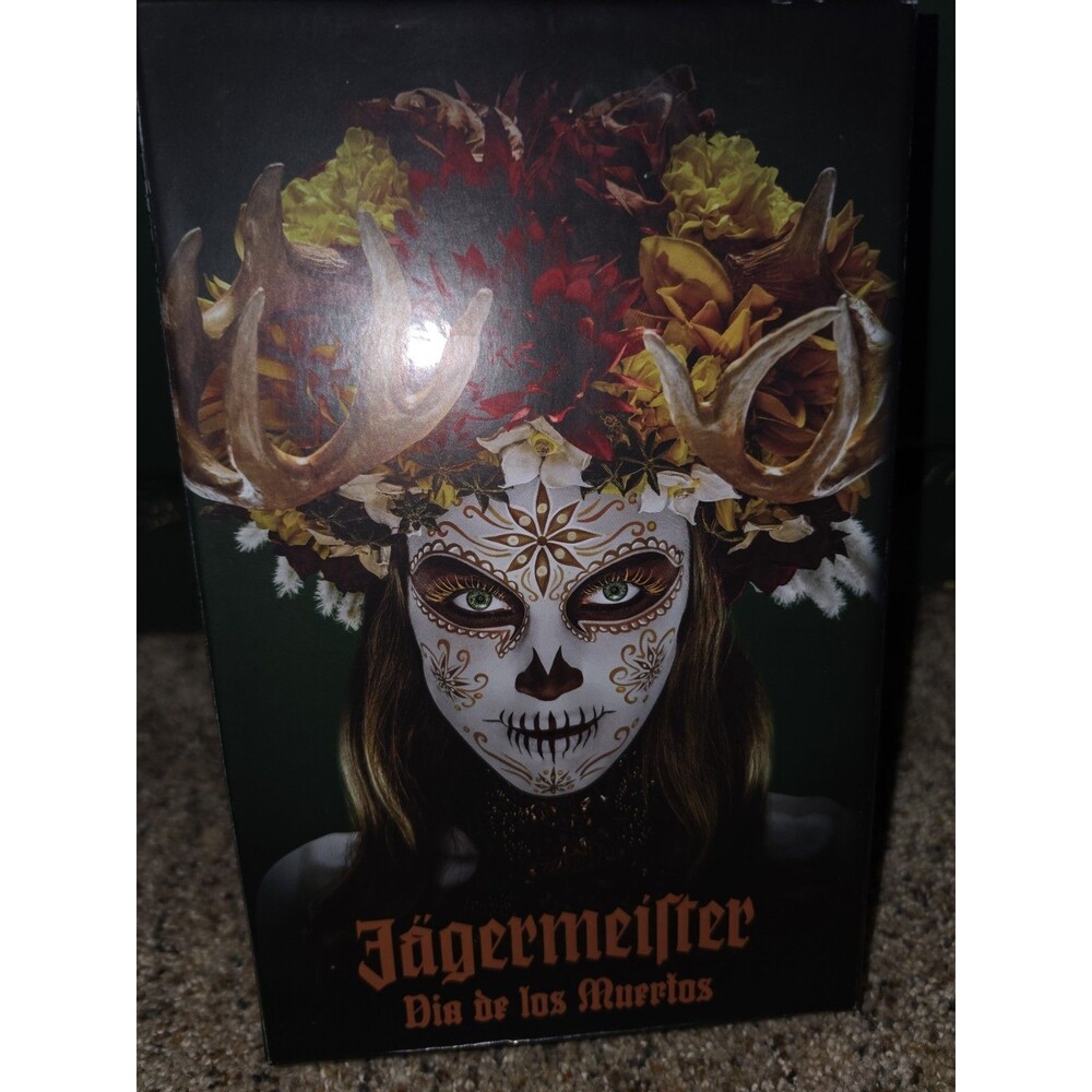 Jagermeister Dia de los Muertos Gift Box Empty 2021 Limited Edition Sugar Skull - Picture 16 of 16